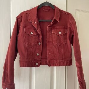 Everlane Rust Cropped Jacket Small
